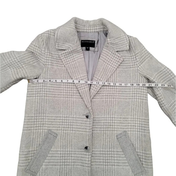 BERNARDO PLAID COAT - Picture 13 of 14